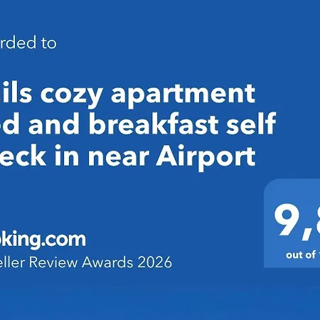 Cozy Apartment Self Check In Near Airport Fair Free Parking Airportbus Station Апартаменты *